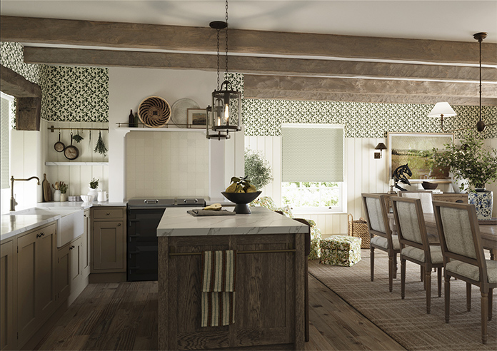 Scallop and Bud, Coriscon - Twist&Fit Roller Blind - Image 7